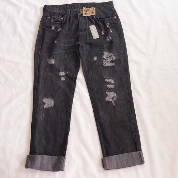 LF Denim - LF STORES ERA OF CHAOS DISTRESSED BOYFRIEND JEANS